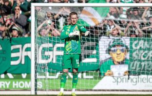 Celtic goalkeeper Viljami Sinisalo