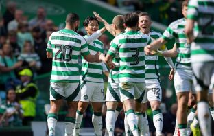 Reo Hatate celebrates