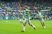 Anthony Ralston celebrates