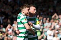 James Forrest with Callum McGregor