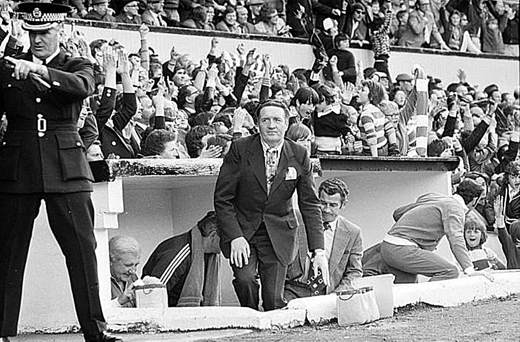 Jock Stein. Scottish Cup Final 1975.