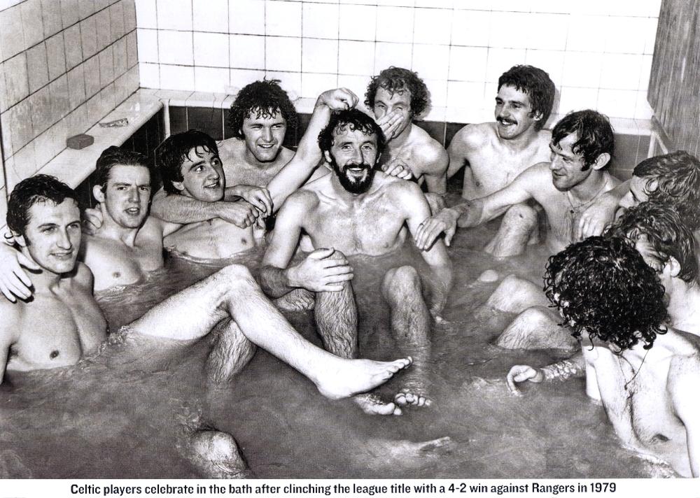 The 1979 Champions take a bath