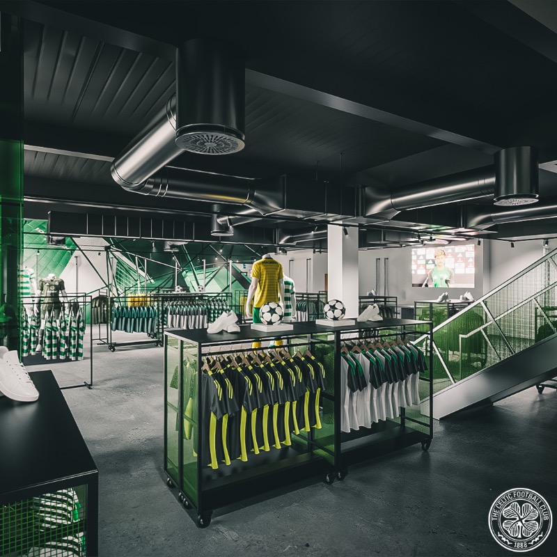 Celtic's new Glasgow superstore