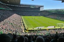 Celtic Park on Trophy Day.