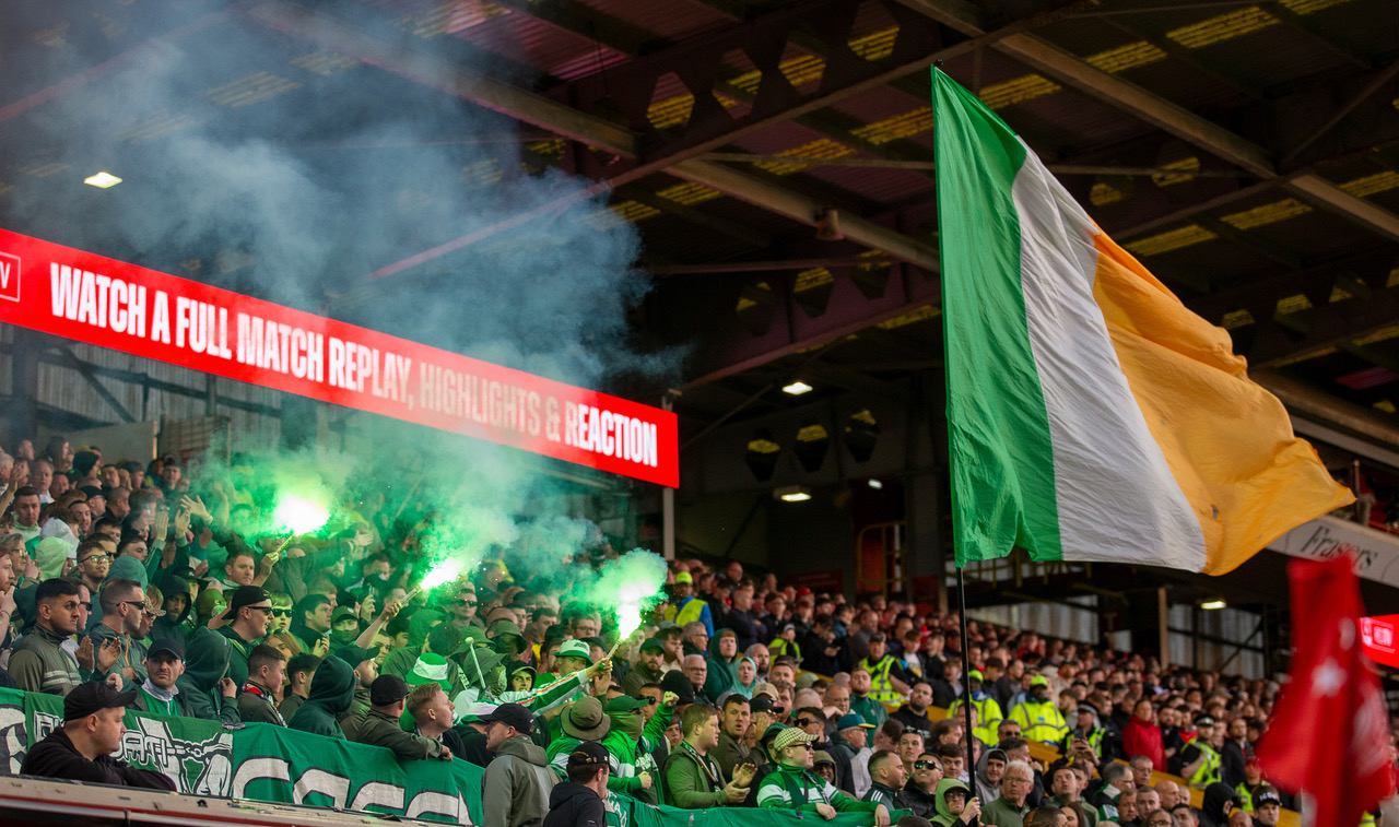 The Celtic support.