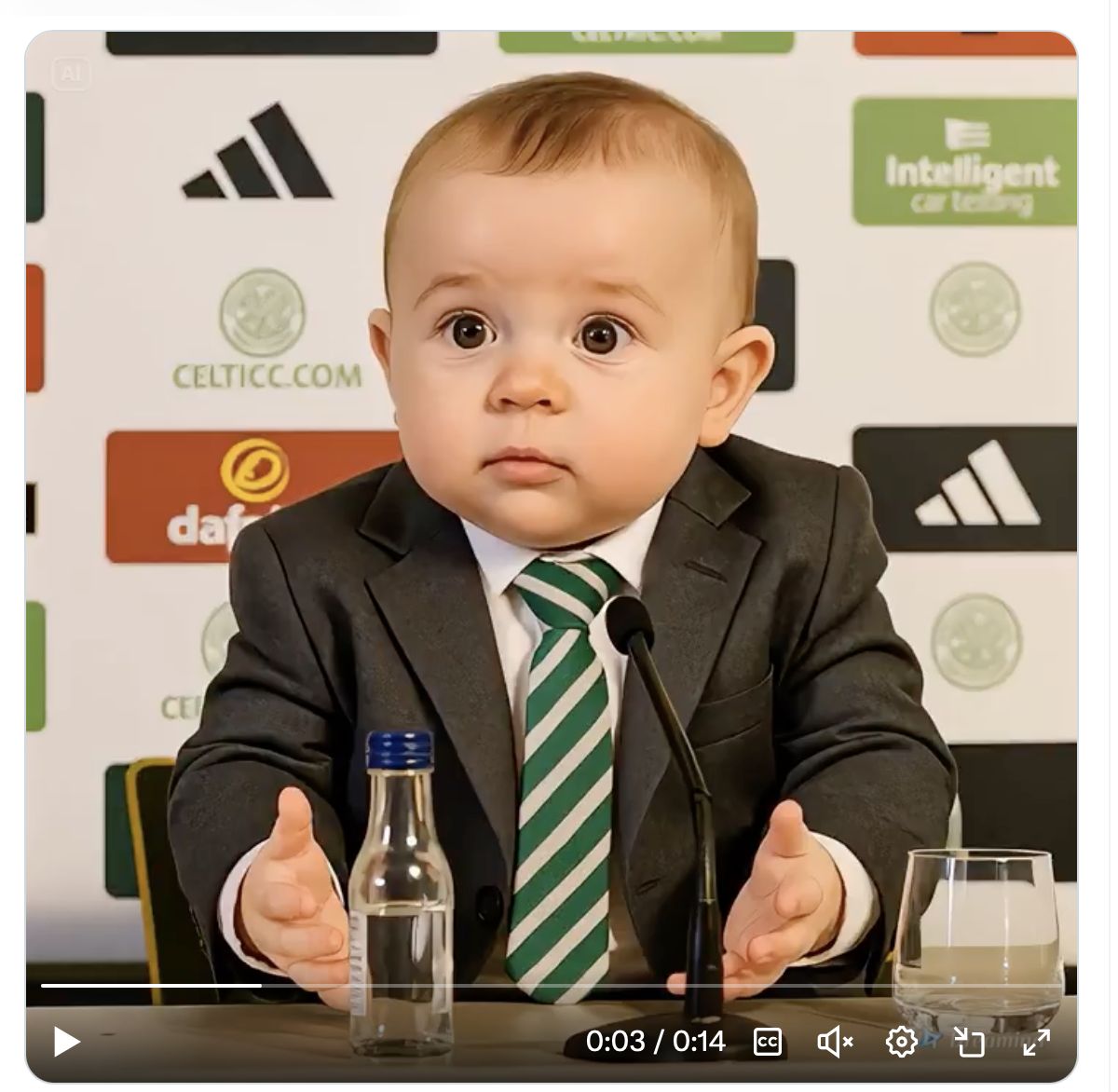 'Get them telt Baby Rodge
