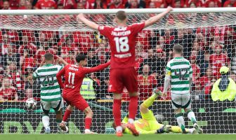 Kasper’s right, it is tough being a goalkeeper Kasper Schmeichel of Celtic concedes an own goal