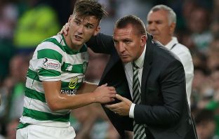 Brendan Rodgers and Kieran Tierney