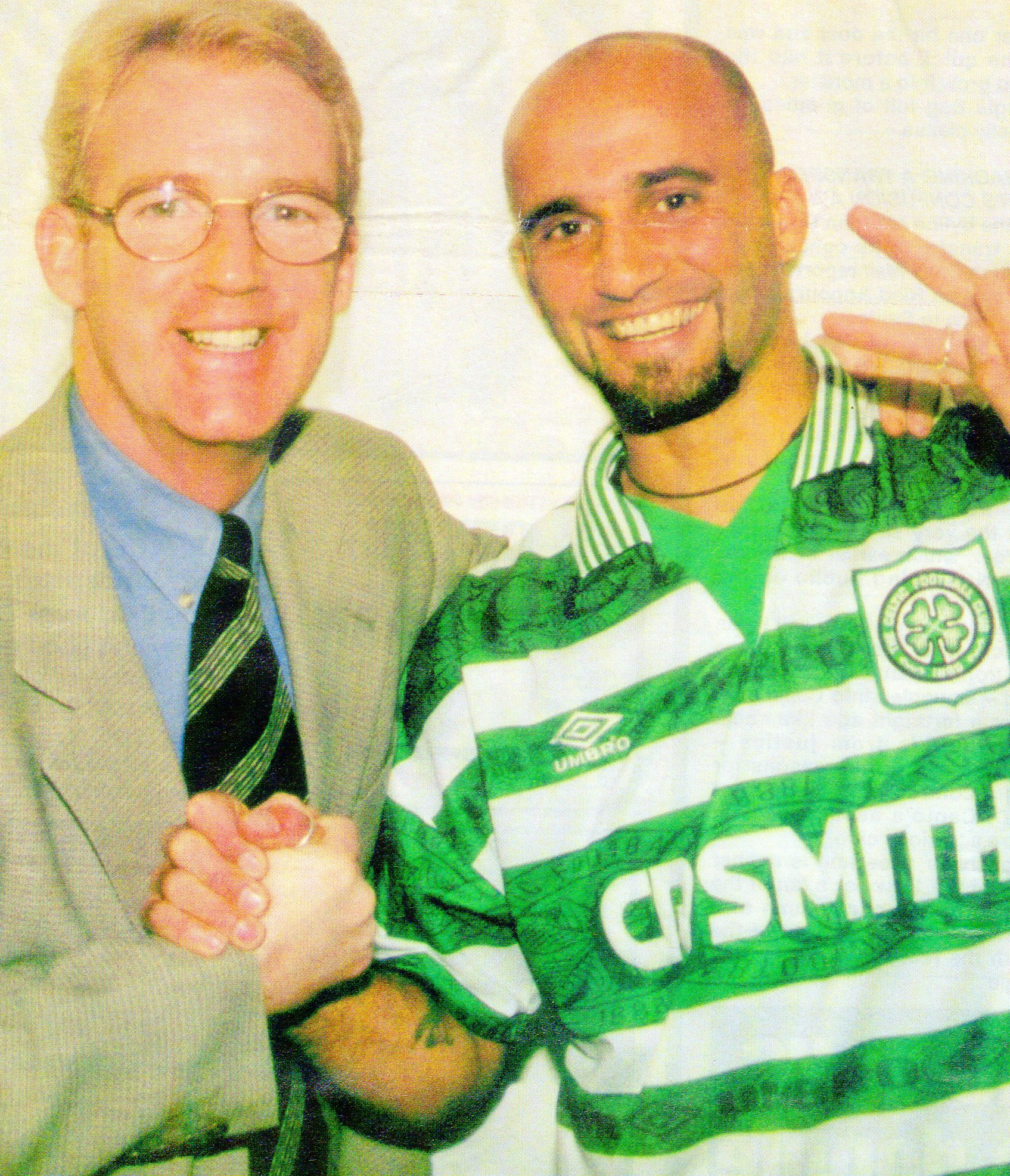 Tommy Burns with Enrico Annoni