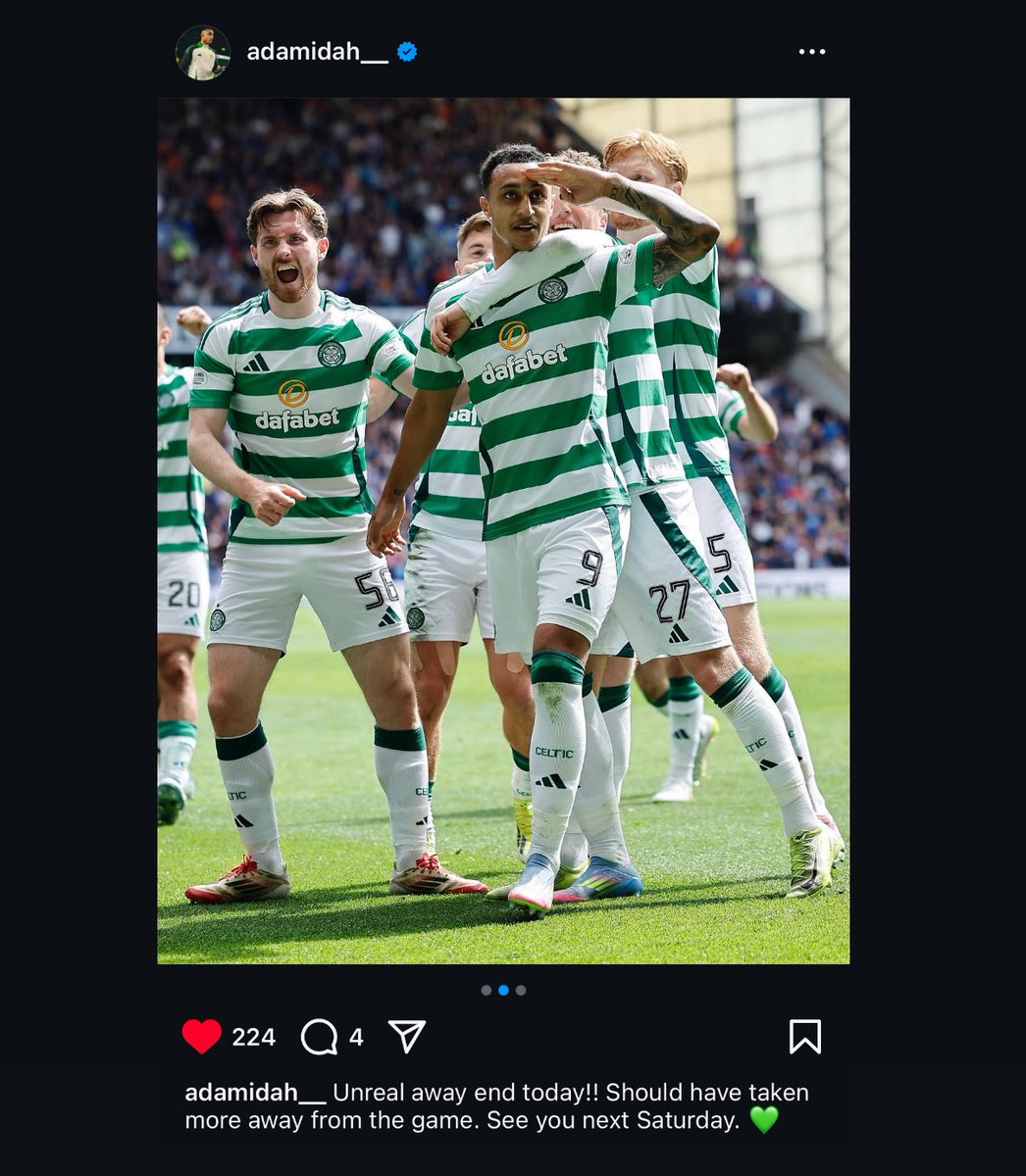 Adam Idah on Instagram