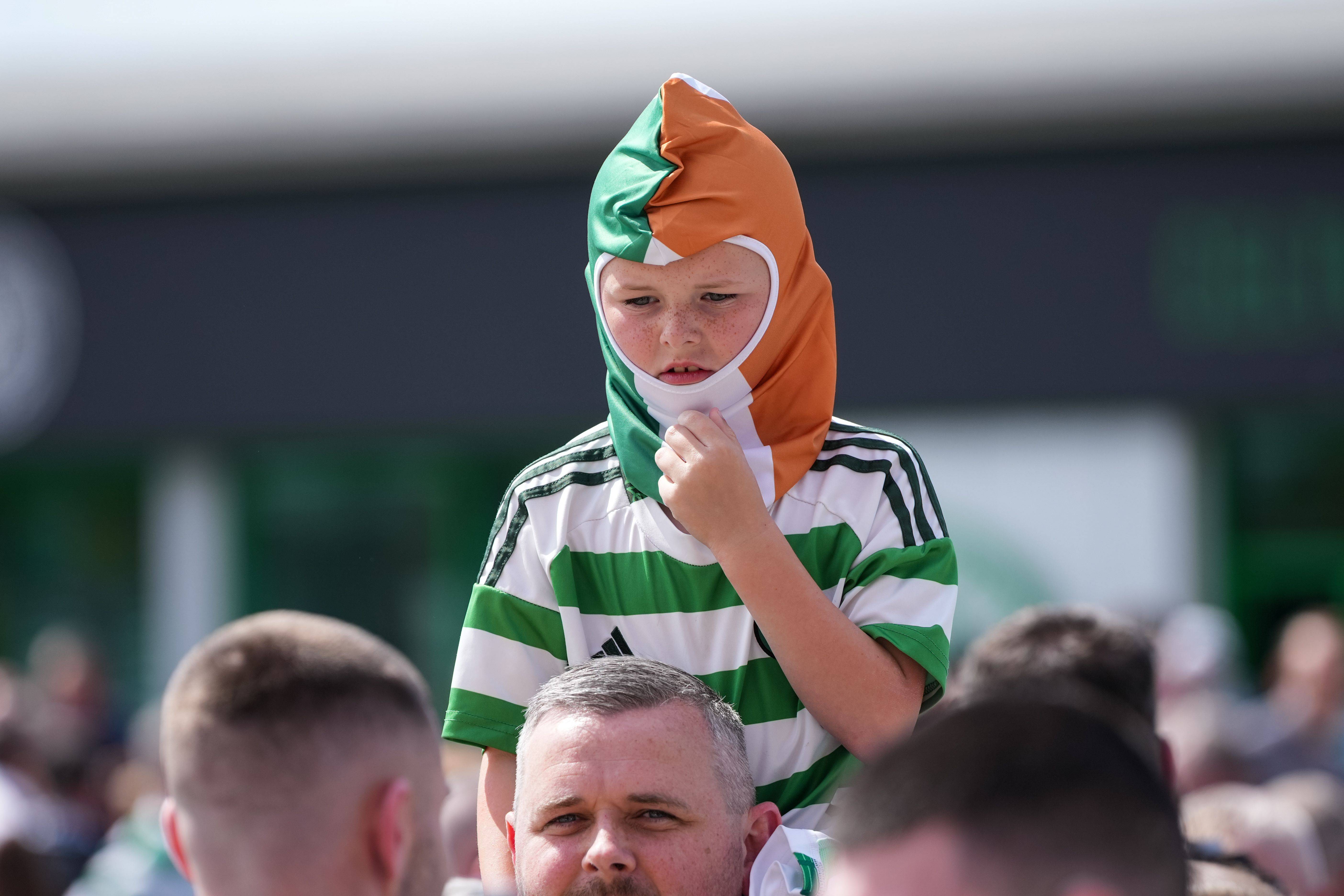A young Celtic fan