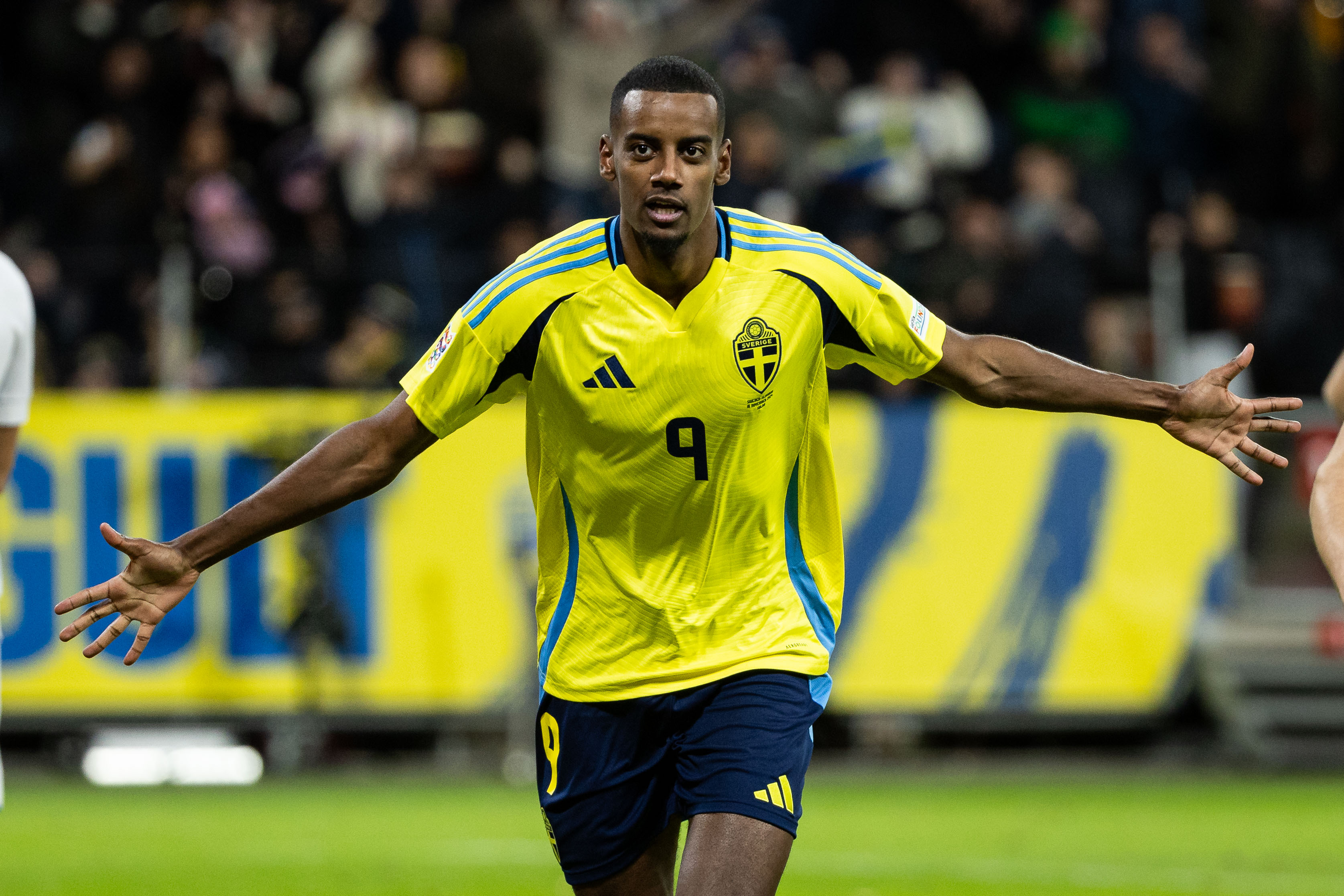Alexander Isak of Sweden