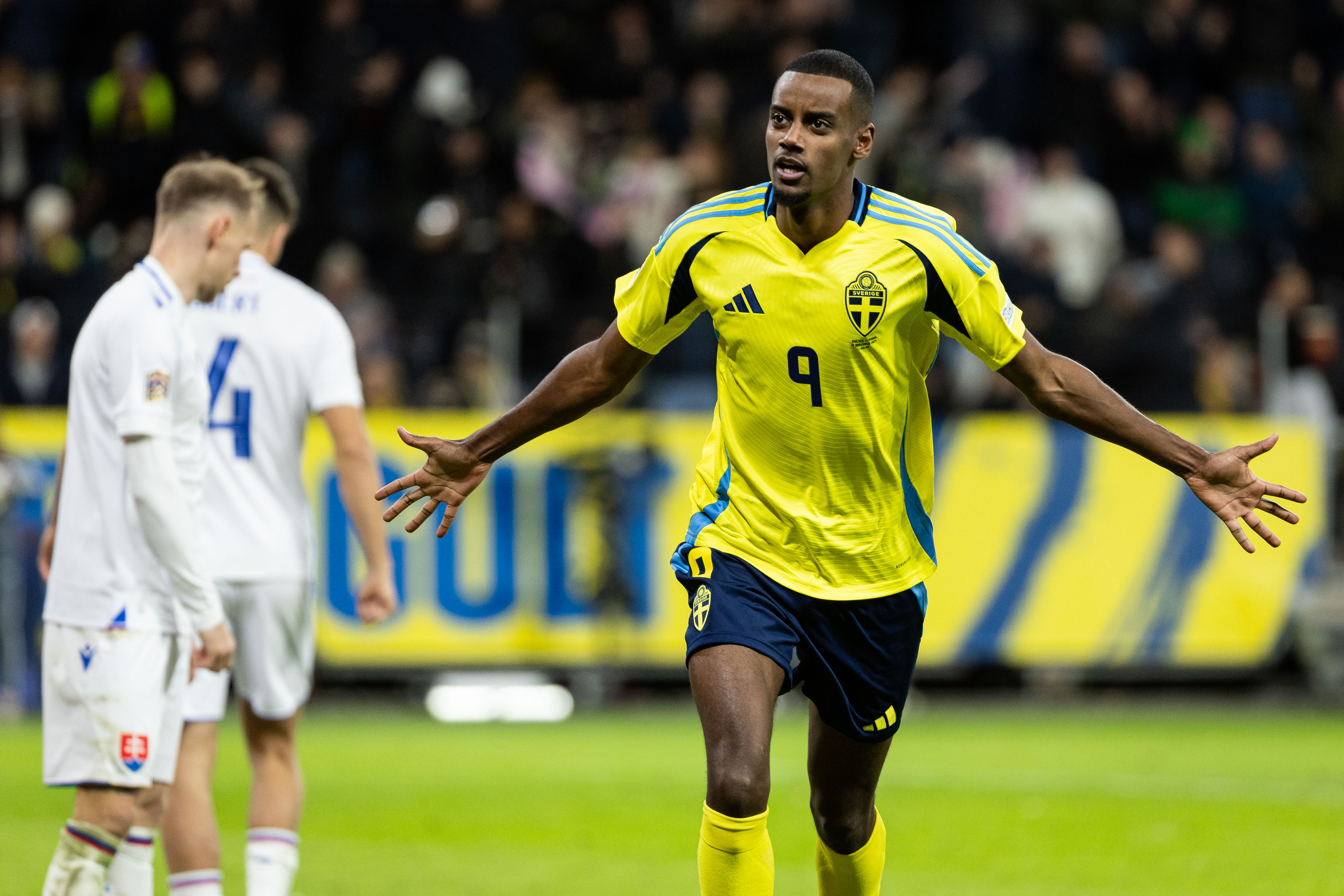Alexander Isak of Sweden