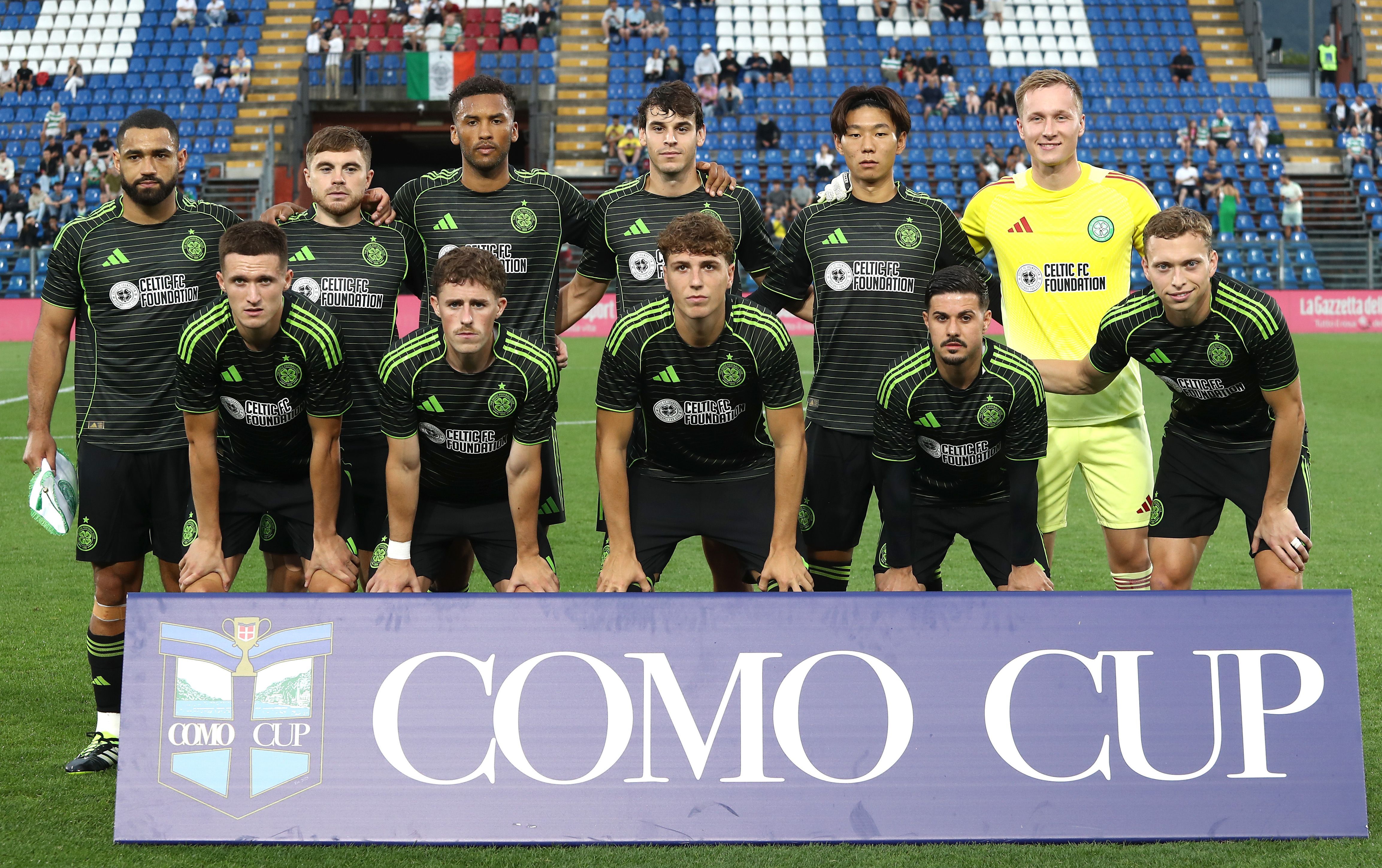 Celtic FC team line up