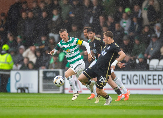 Callum McGregor back in action.