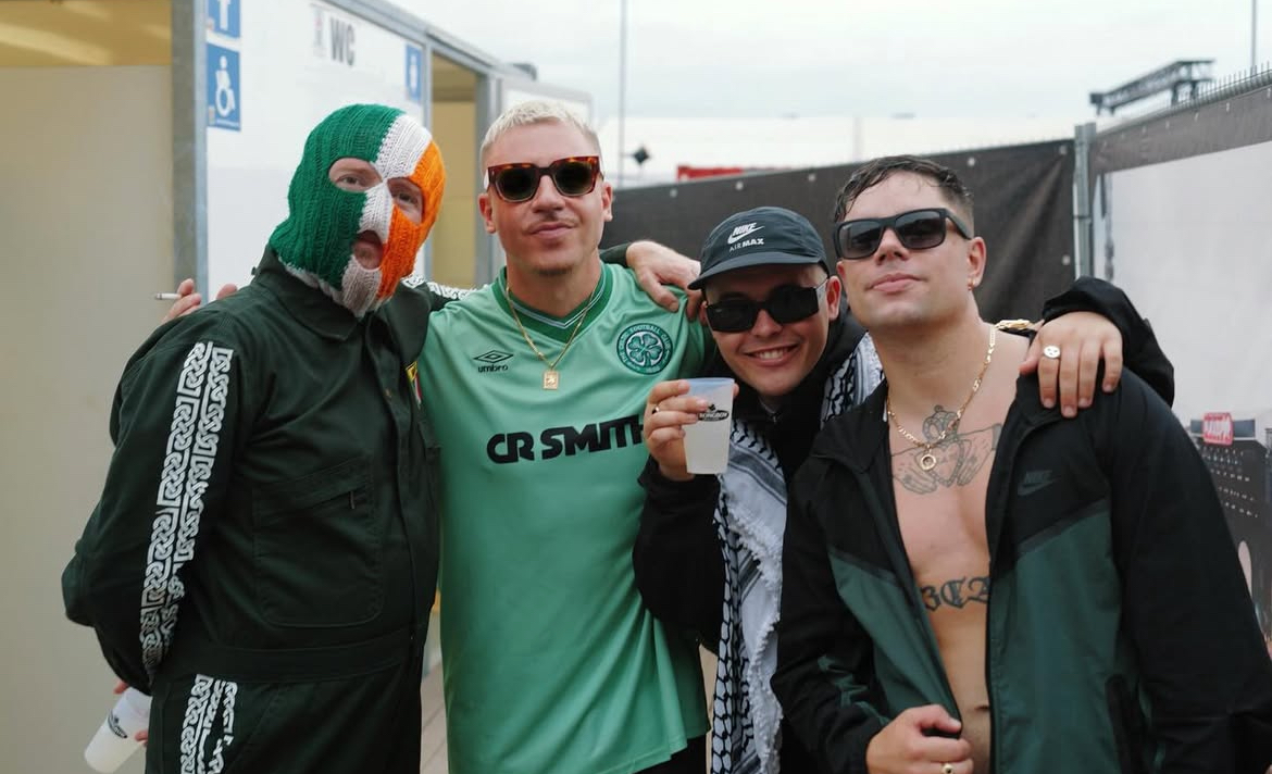 Photo: Macklemore poses for picture in iconic Celtic shirt to 6.4m followers
