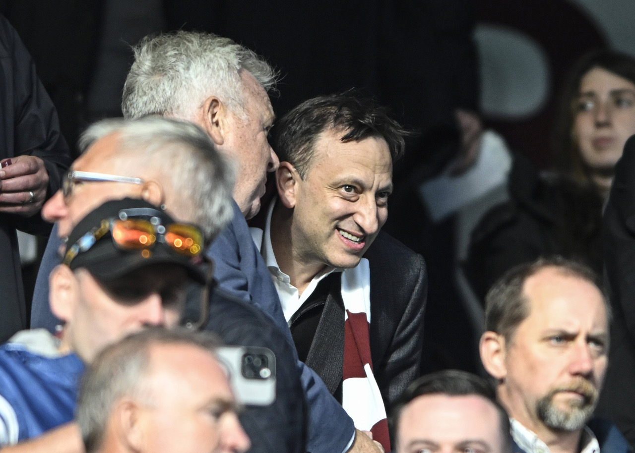 Tony Bloom at Tynecastle
