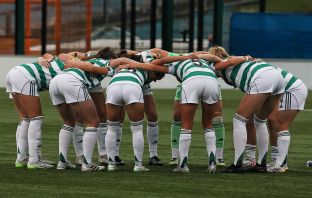 Celtic FC Women Huddle