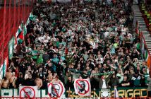 The travelling Celtic support. Crvena zvezda v Celtic