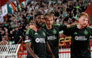 Kelechi Iheanacho of Celtic celebrates