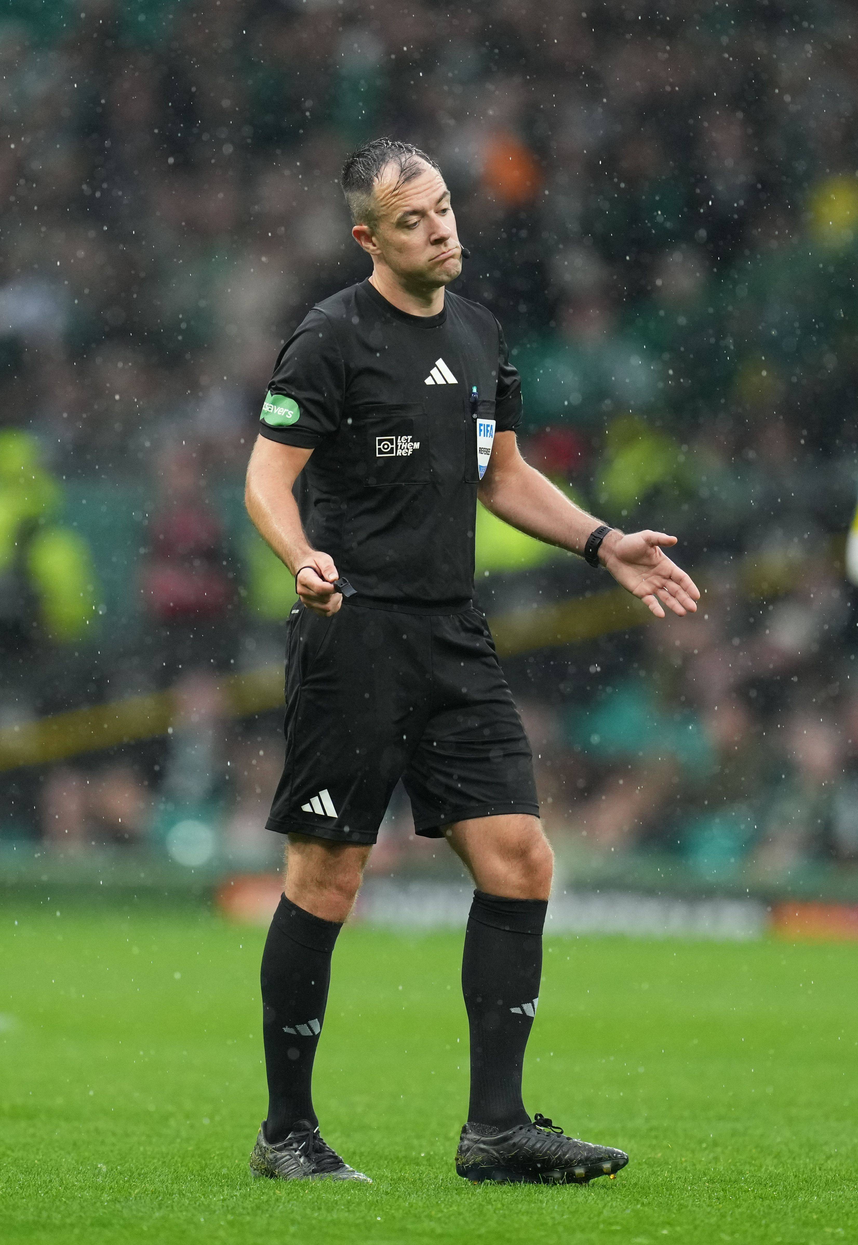 Referee Don Robertson