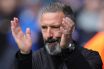 Hearts manager Derek McInnes celebrates