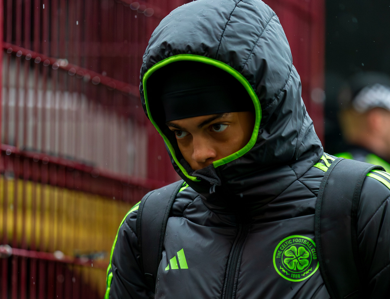 Jahmai Simpson-Pusey arrives at Tynecastle