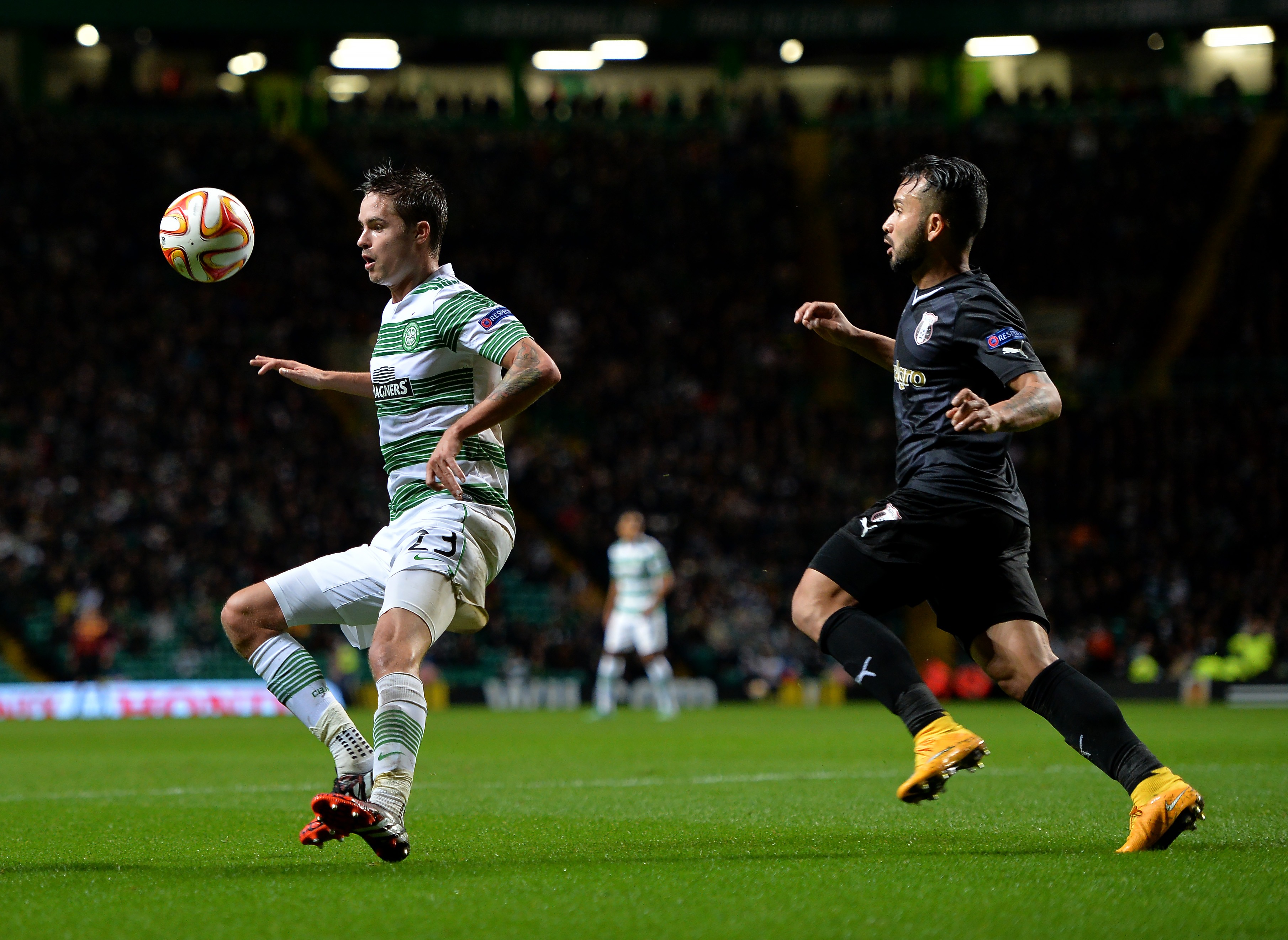  Mikael Lustig of Celtic 