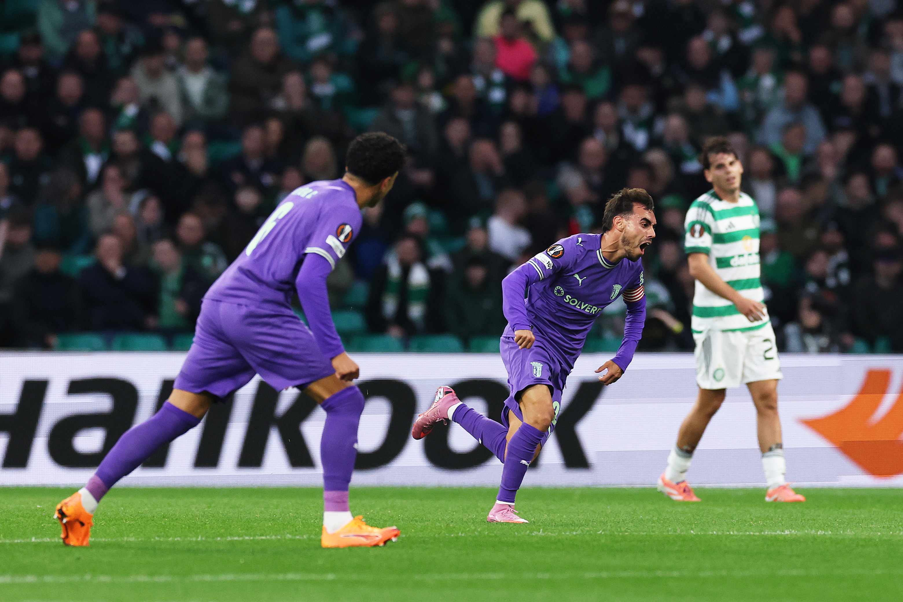 Braga celebrations after the opener
