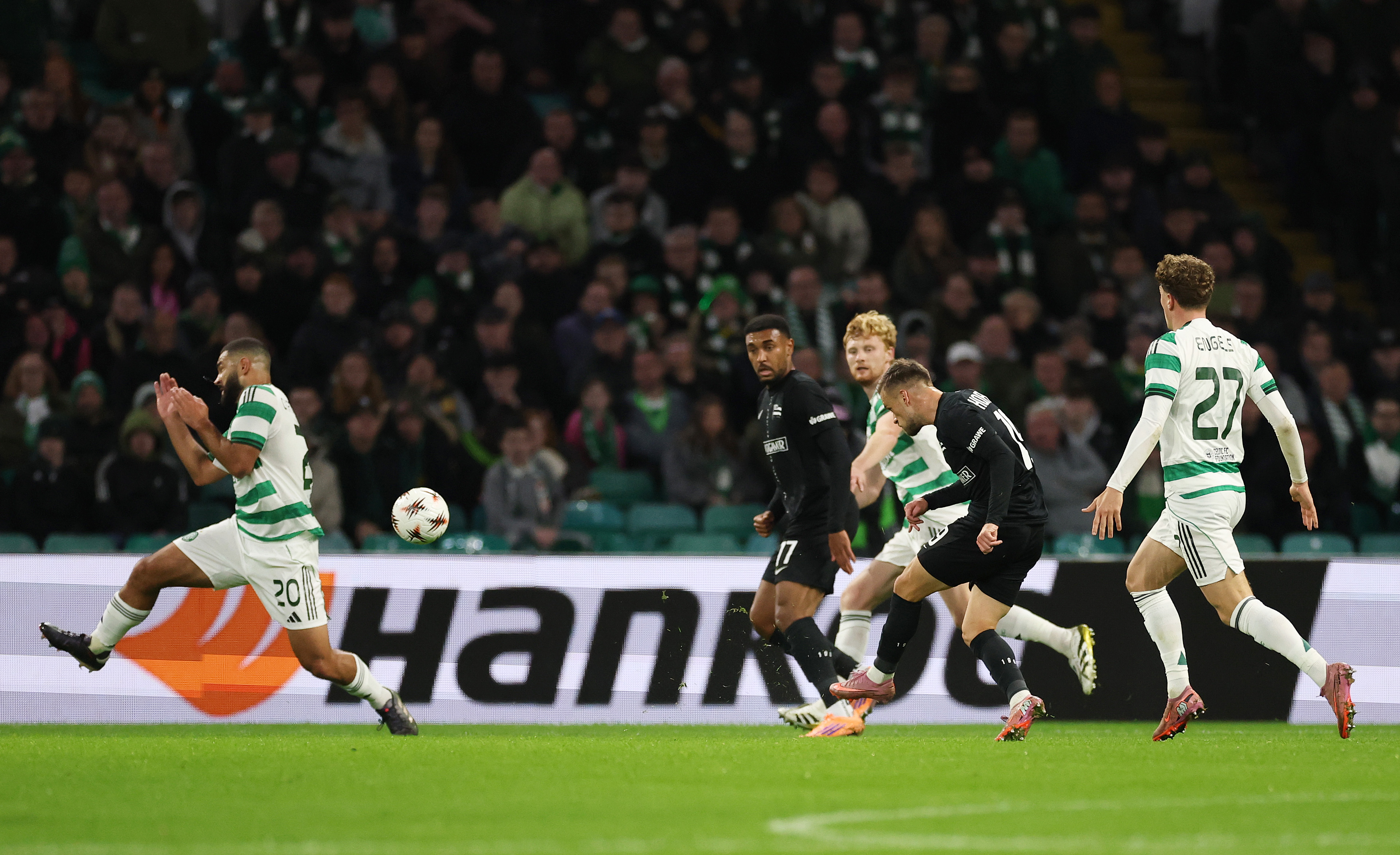 Tomi Horvat of Strum Graz scores