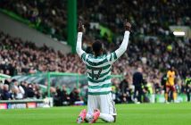 Kelechi Iheanacho of Celtic celebrates