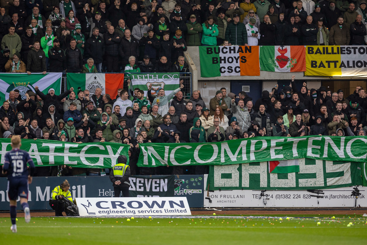 Fan Protest at Dens Park