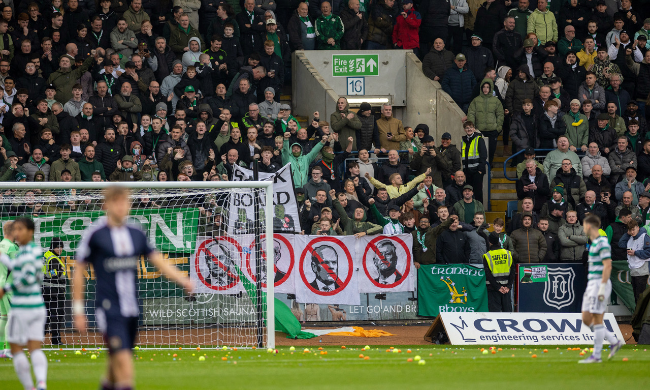 Fan Protest at Dens Park