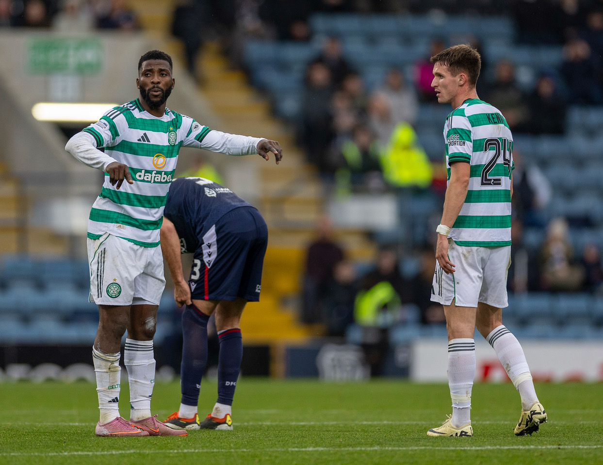 Kelechi Iheanacho and Johnny Kenny.