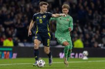 Kieran Tierney of Scotland