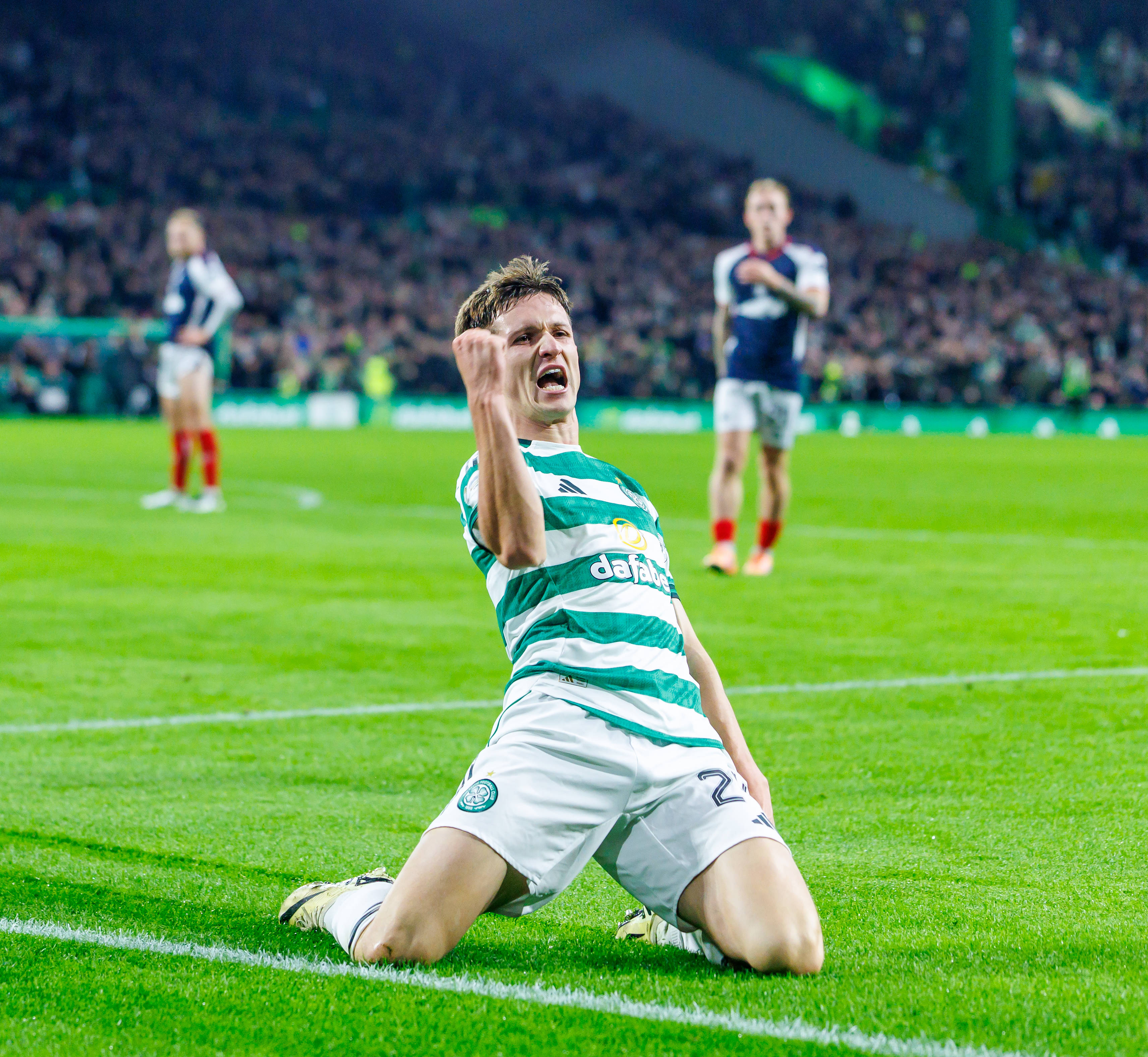 Johnny Kenny celebrates