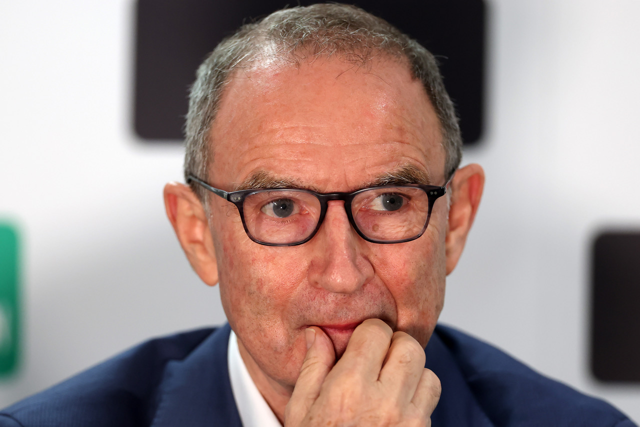 Martin O'Neill at Celtic Park