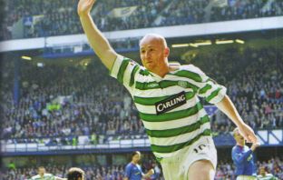 John Hartson scores the winner