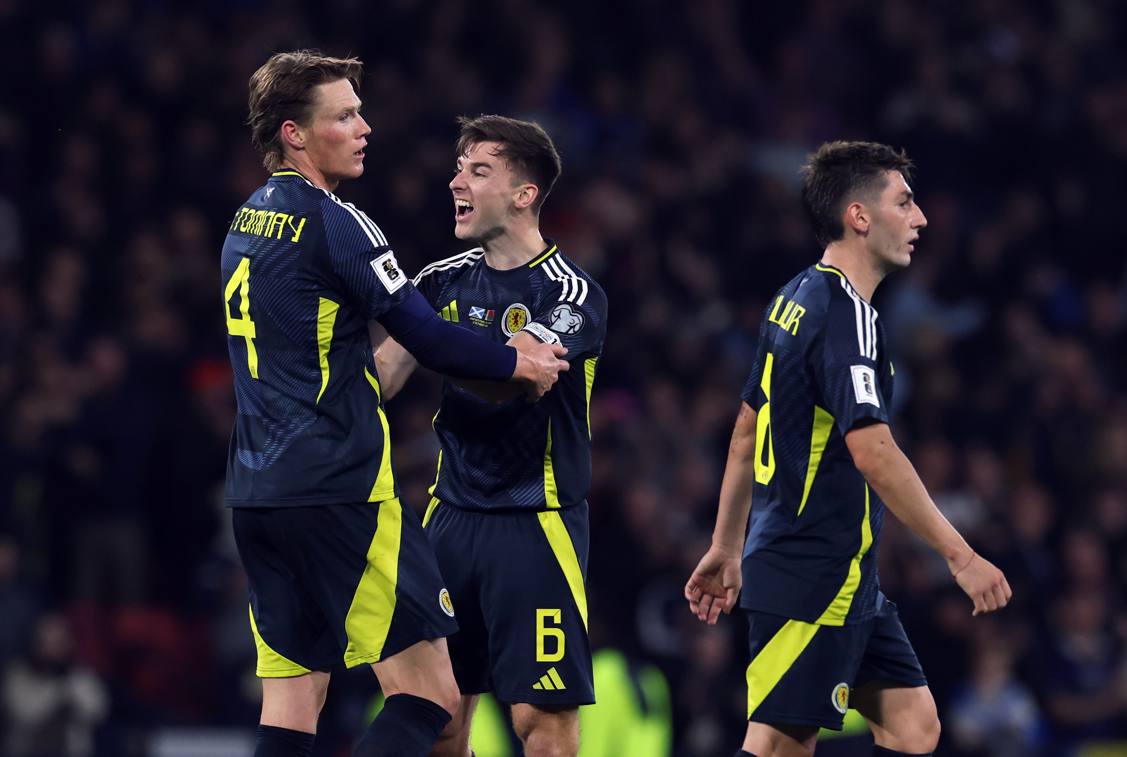 Scott McTominay of Scotland celebrates