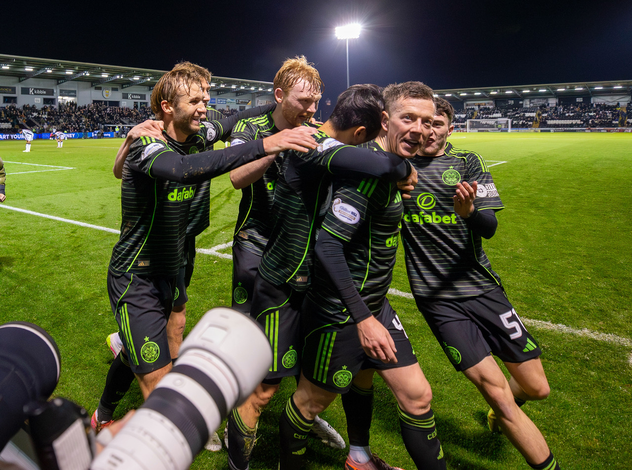 Callum McGregor celebrates