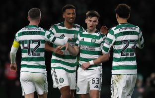 Auston Trusty congratulates KT