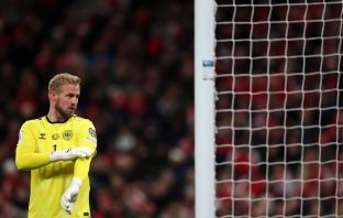 Goalkeeper, Kasper Schmeichel of Denmark