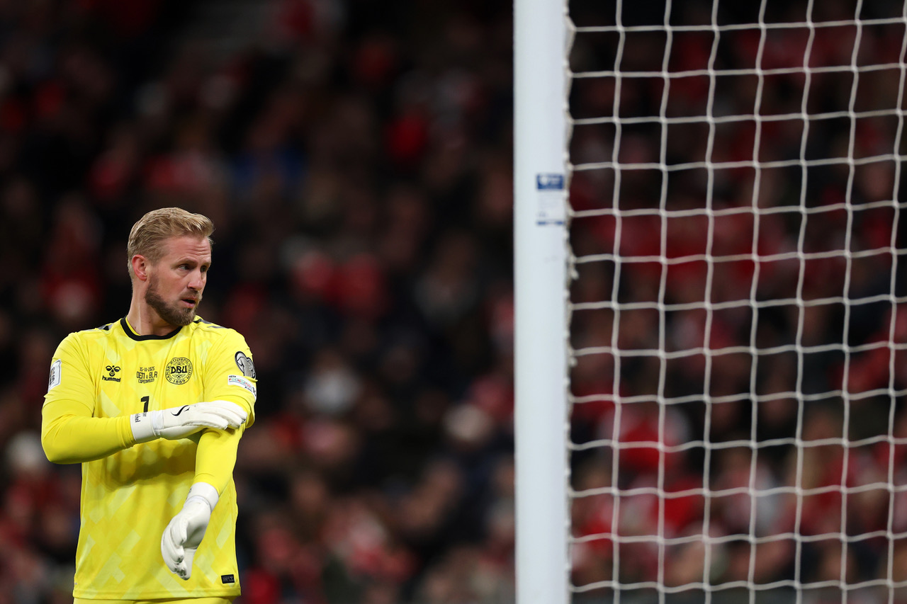 Goalkeeper, Kasper Schmeichel of Denmark