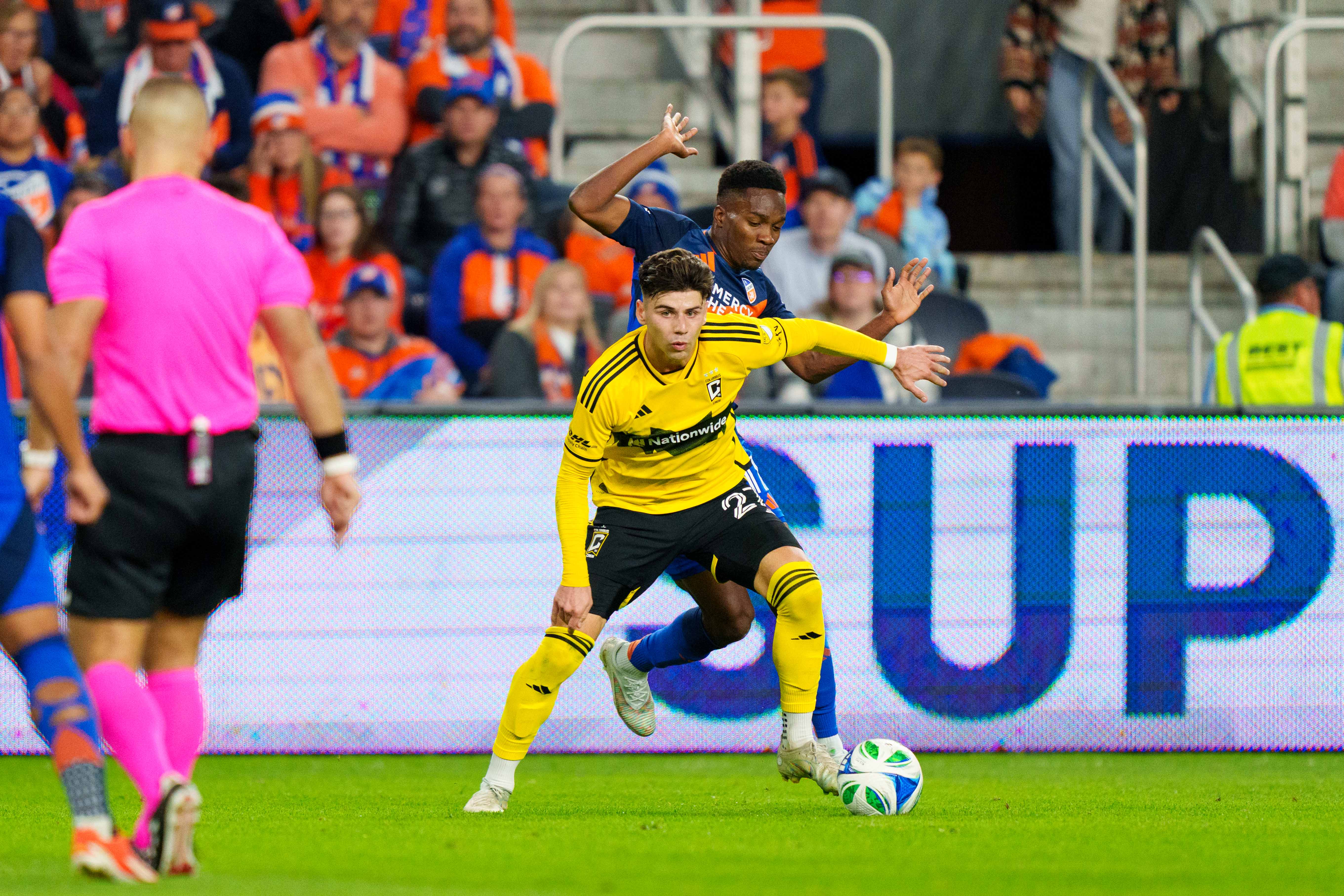 Max Arfsten of Columbus Crew