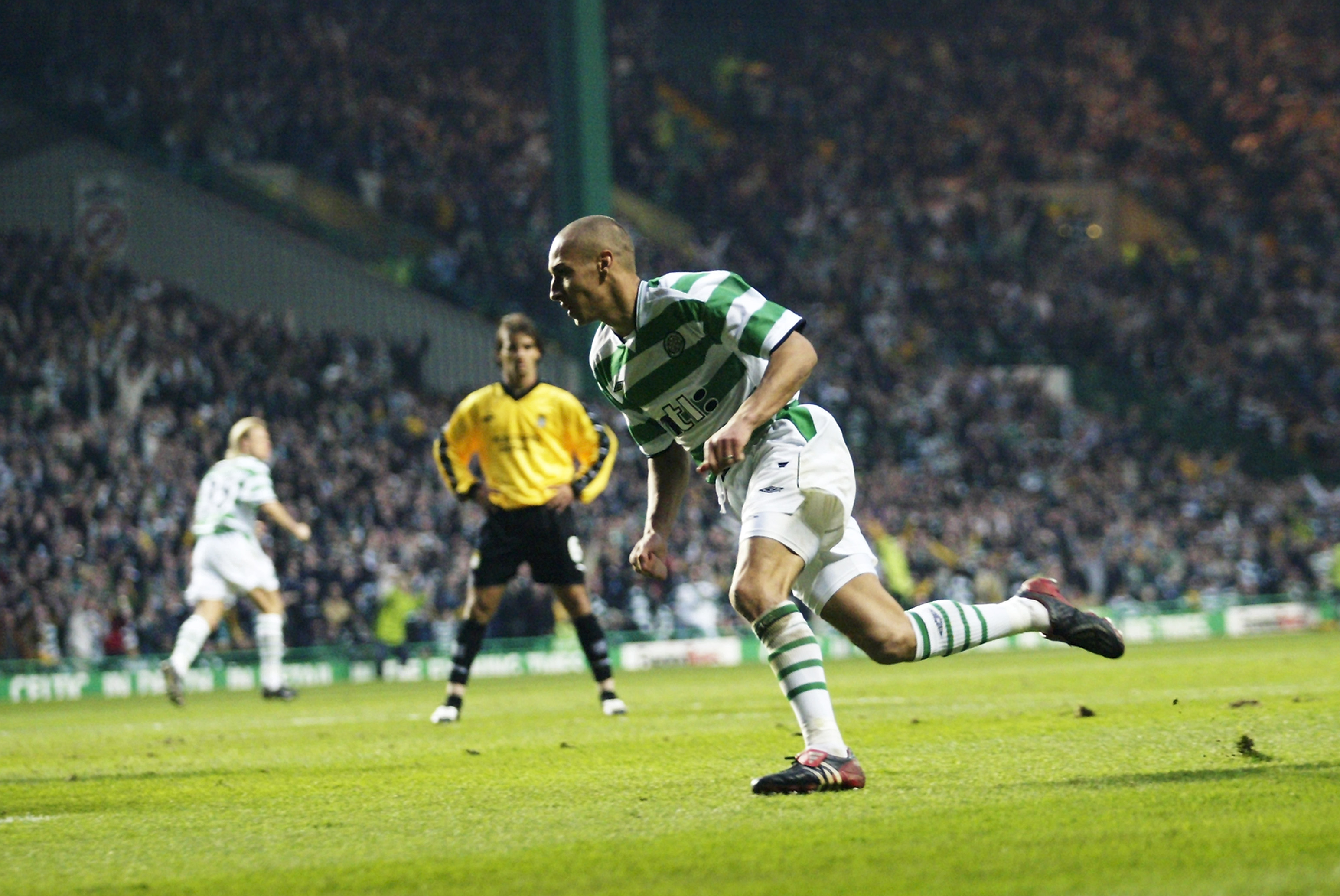 Henrik Larsson of Celtic 