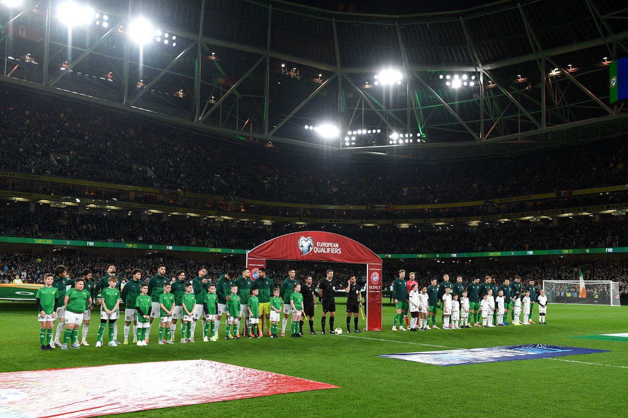 Portugal and Republic of Ireland players
