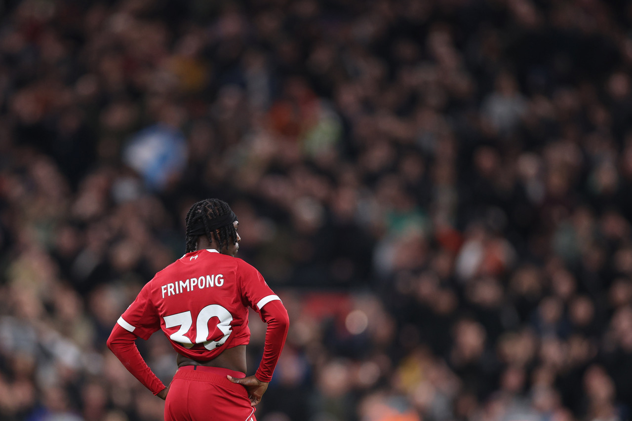 Jeremie Frimpong of Liverpool