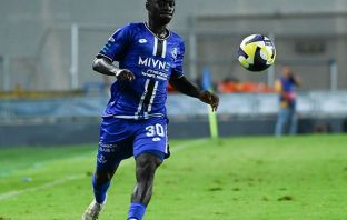 Reported Celtic target Jocelin Ta Bi in action