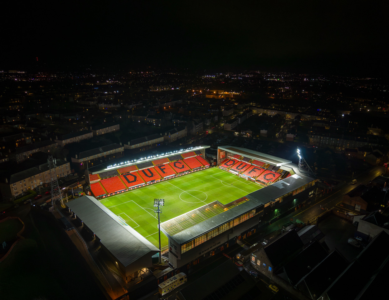 Tannadice from above.