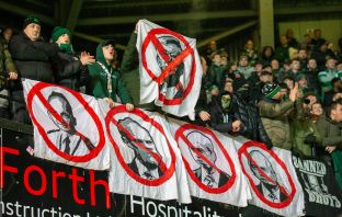 Celtic fan protest
